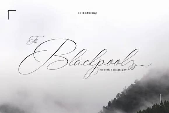 Blackpool Font by Teweka — Script Handwritten Font