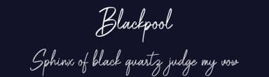 Blackpool by Bluestype Studio — Script Handwritten Font — thumbnail 2