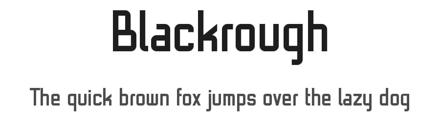 Blackrough by Sign Studio — Sans Serif Font