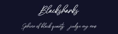 Blacksharks by Maulana Creative — Script Handwritten Font — thumbnail 2