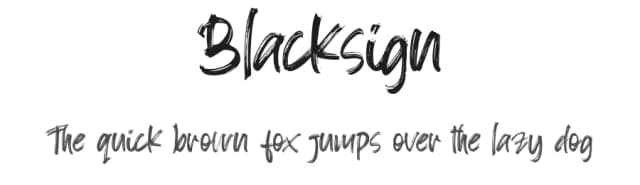 Blacksign by Creativework69 Studio — Script Handwritten Font