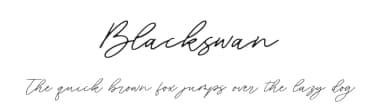Blackswan by Letterative Studio — Script Handwritten Font — thumbnail 1