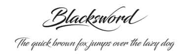 Blacksword by Youssef Habchi — Script Handwritten Font — thumbnail 1