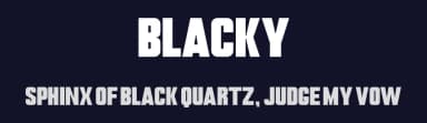 Blacky by Trotoart — Sans Serif Font — thumbnail 2