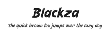 Blackza by Kong Font — Script Handwritten Font — thumbnail 1