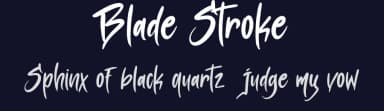 Blade Stroke by Lettersiro Studio — Script Handwritten Font — thumbnail 2