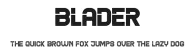 Blader by Vladimir Nikolic — Sans Serif Font — thumbnail 1