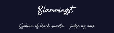 Blammingst by Maulana Creative — Script Handwritten Font — thumbnail 2