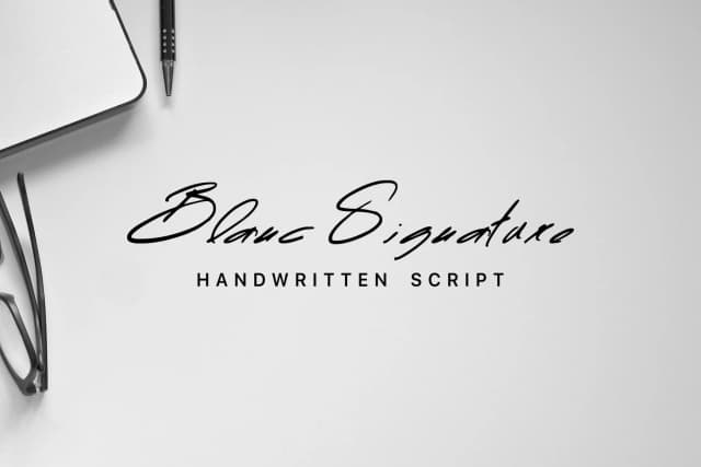 Blanc Font by Marcelo Inez — Script Handwritten Font