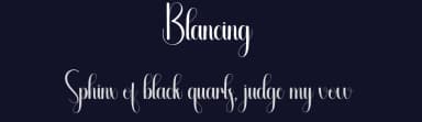 Blancing by Andi Moz — Script Handwritten Font — thumbnail 2