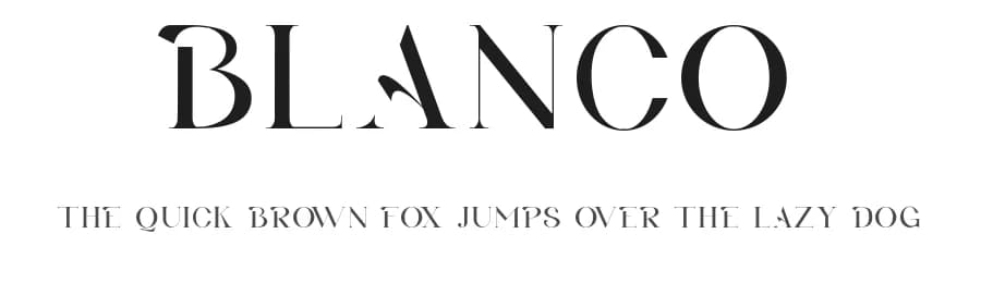 Blanco by vroz studio — Sans Serif Font — preview 1
