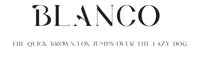 Blanco by vroz studio — Sans Serif Font