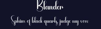 Blander by Andi Moz — Script Handwritten Font — thumbnail 2