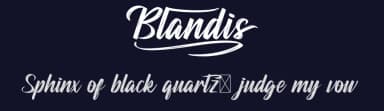 Blandis by RaisProject — Script Handwritten Font — thumbnail 2