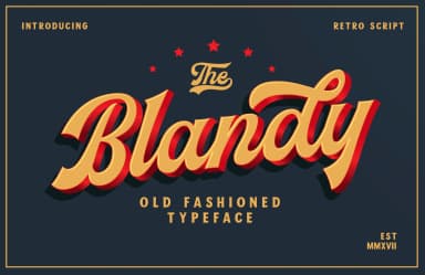 Blandy Font by No Gravity Type — Script Handwritten Font — thumbnail 1