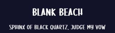 Blank Beach by creatype designer — Script Handwritten Font — thumbnail 2