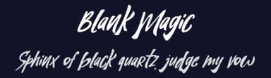 Blank Magic by Fontherapy — Script Handwritten Font — thumbnail 2