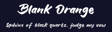 Blank Orange by Khurasan — Script Handwritten Font — thumbnail 2