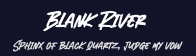 Blank River by Colllab Studio — Script Handwritten Font — thumbnail 2