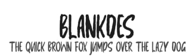 Blankdes by Skiiller Studio — Script Handwritten Font — thumbnail 1