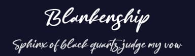 Blankenship by Letterena Studios — Script Handwritten Font — thumbnail 2
