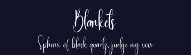 Blankets by Kateeng Ciu — Script Handwritten Font — thumbnail 2