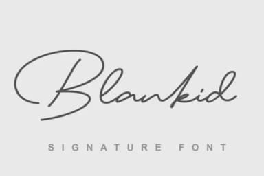 Blankid Font by Lettersiro Co. — Script Handwritten Font — thumbnail 2