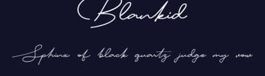 Blankid by Lettersiro Studio — Script Handwritten Font — thumbnail 2