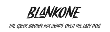 Blankone by Arterfak Project — Script Handwritten Font — thumbnail 1
