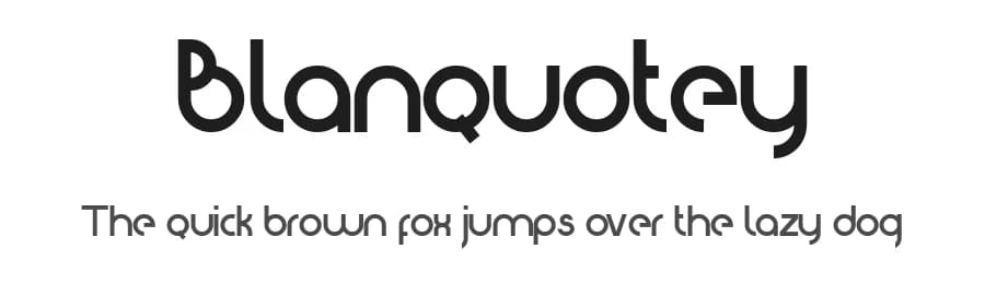 Blanquotey by Surya Creatype — Sans Serif Font