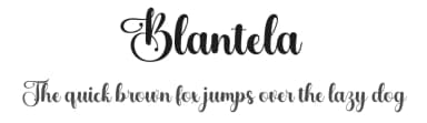 Blantela by IM Studio — Script Handwritten Font — thumbnail 1