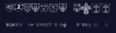 Blasons Free by Intellecta Design — Dingbats Font — thumbnail 2