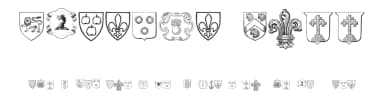 Blasons Free by Intellecta Design — Dingbats Font — thumbnail 1