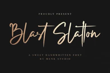 Blast Slatton Font by MENK Studio — Script Handwritten Font — thumbnail 1