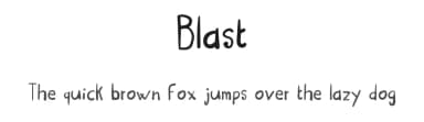 Blast by InkCloudDesign — Script Handwritten Font — thumbnail 1