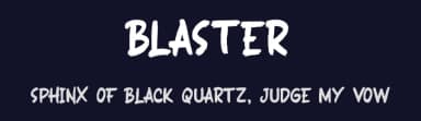 Blaster by Mozatype — Script Handwritten Font — thumbnail 2