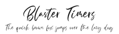 Blaster Timers by Din Studio — Script Handwritten Font — thumbnail 1