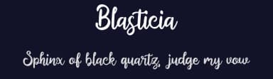 Blasticia by Forberas Club — Script Handwritten Font — thumbnail 2