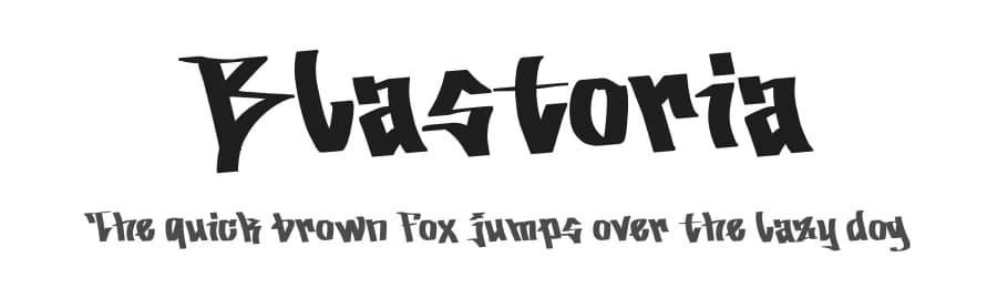 Blastoria by Studio Hello Good — Script Handwritten Font