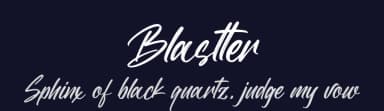 Blastter by Rockboys Studio — Script Handwritten Font — thumbnail 2