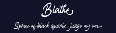 Blathe by Attype Studio — Script Handwritten Font — thumbnail 2