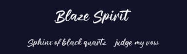 Blaze Spirit by Maulana Creative — Script Handwritten Font — thumbnail 2