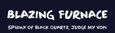 Blazing Furnace by D K — Script Handwritten Font — thumbnail 2