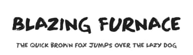 Blazing Furnace by D K — Script Handwritten Font — thumbnail 1