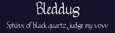 Bleddug by Just Lett — Script Handwritten Font — thumbnail 2