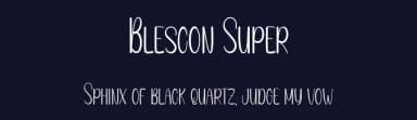 Blescon Super by Andi Moz — Script Handwritten Font — thumbnail 2