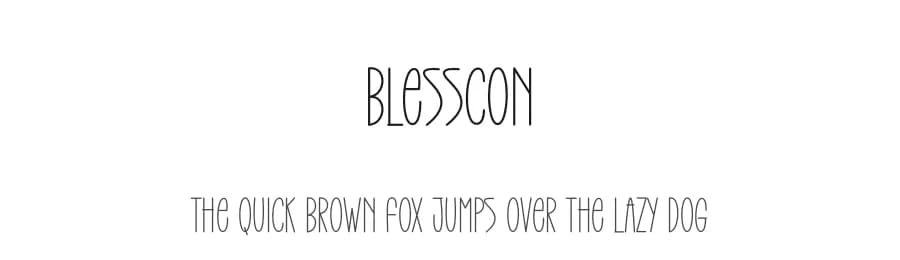 Blesscon by creatype designer — Script Handwritten Font
