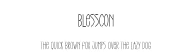 Blesscon by creatype designer — Script Handwritten Font — thumbnail 1