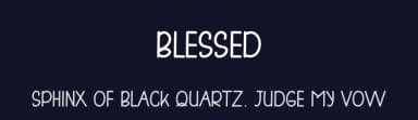 Blessed by Etik Fatimah — Script Handwritten Font — thumbnail 2
