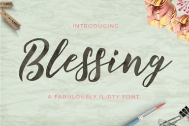 Blessing Font by Great Studio — Script Handwritten Font — thumbnail 1